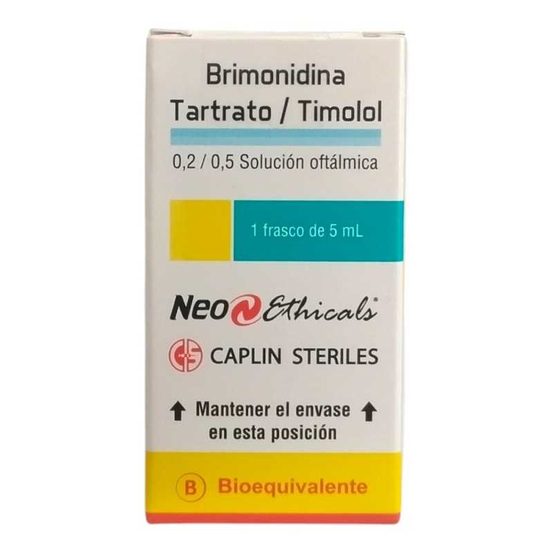 BRIMONIDINA   TIMOLOL OFTALMICA 5ml  CAPLIN STERI 