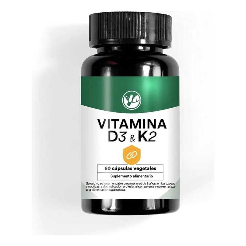 Vitamina D3 & K2 x 60 cápsulas (Natural Farm) Inicio