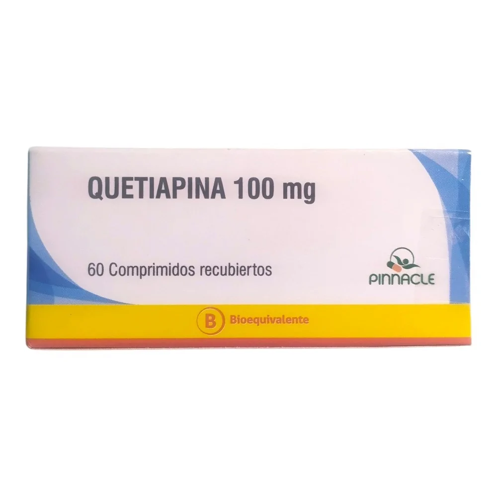 Quetiapina 100 mg x 60 comprimidos. Pinnacle (Cenabast) - Farmacia AraucoMed