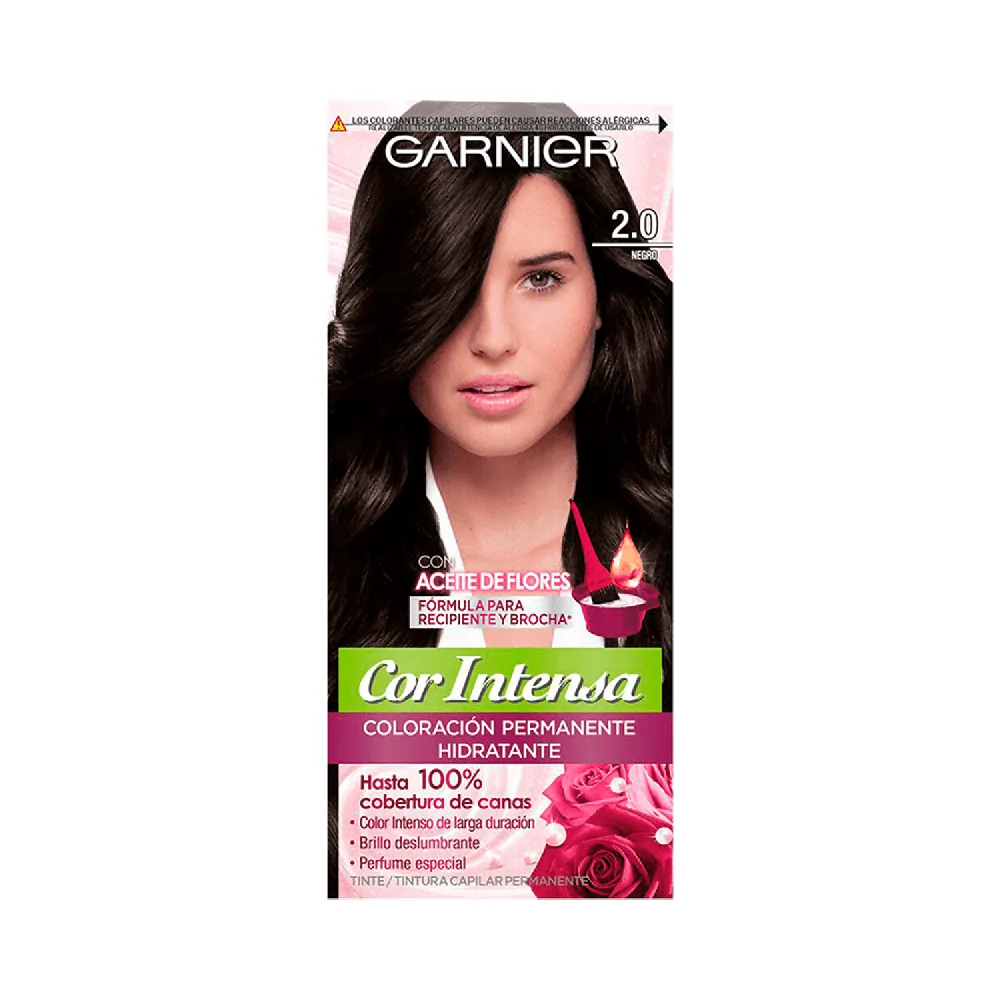 Garnier Cor Intensa 2/0 negro - Farmacia AraucoMed