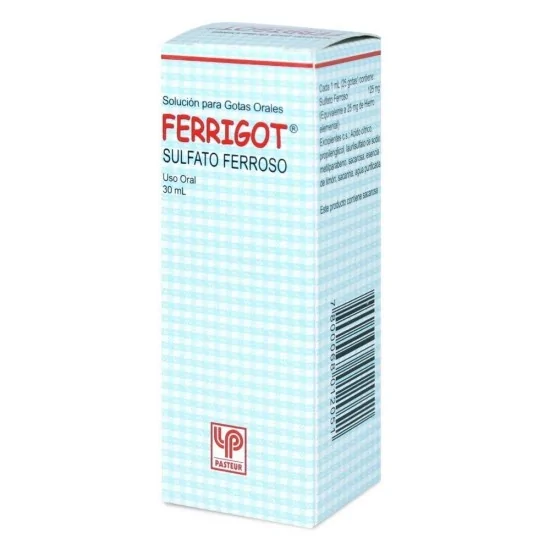 FERRIGOT GOTAS 25mg/ml X30ml  CENABAST 
