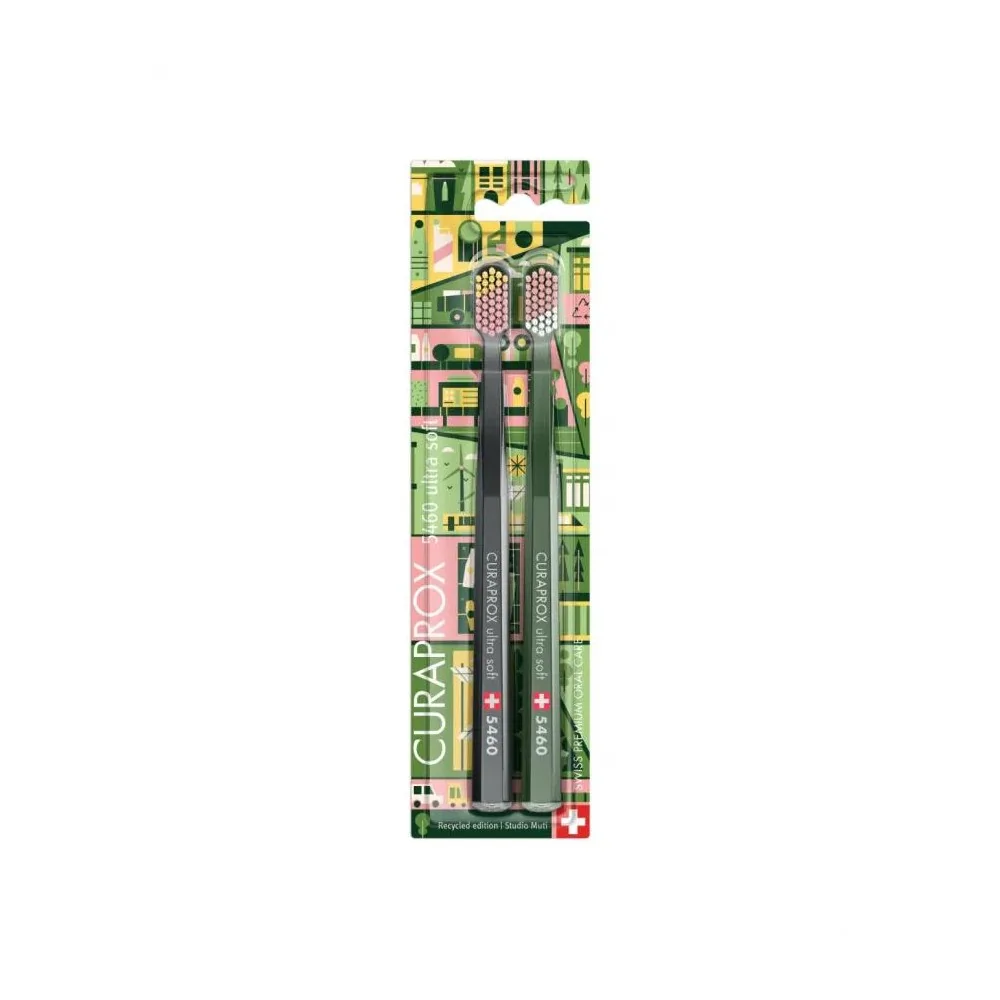 Curaprox 5460 Recycled 2025 Edition Pack Duo  - Farmacia AraucoMed