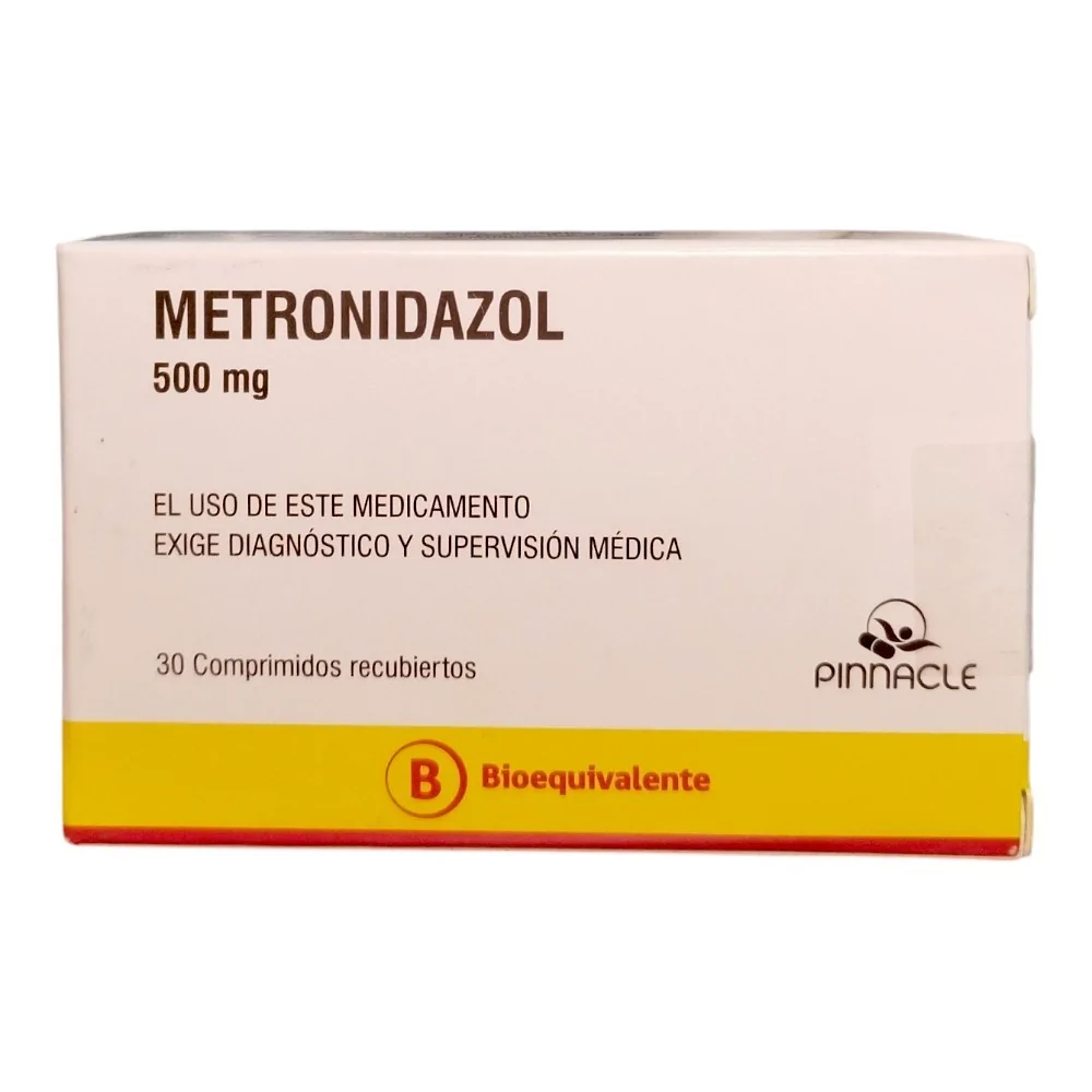 Metronidazol 500 mg x 30 comprimidos. Pinnacle (Cenabast) - Farmacia AraucoMed