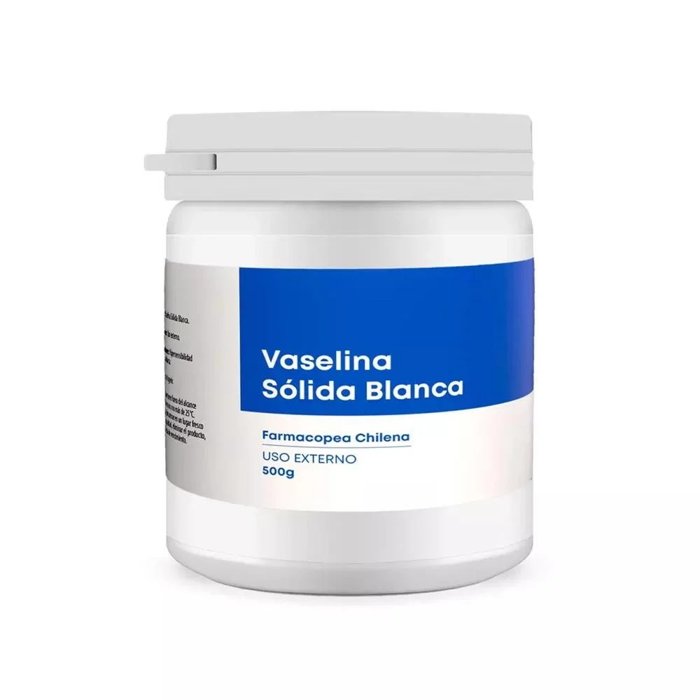 Vaselina Solida blanca Farmacopea Chilena x 500 gramos. (SB) - Farmacia AraucoMed
