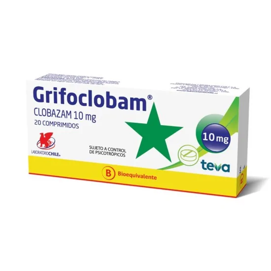 GRIFOCLOBAM 10mg X 20COM 