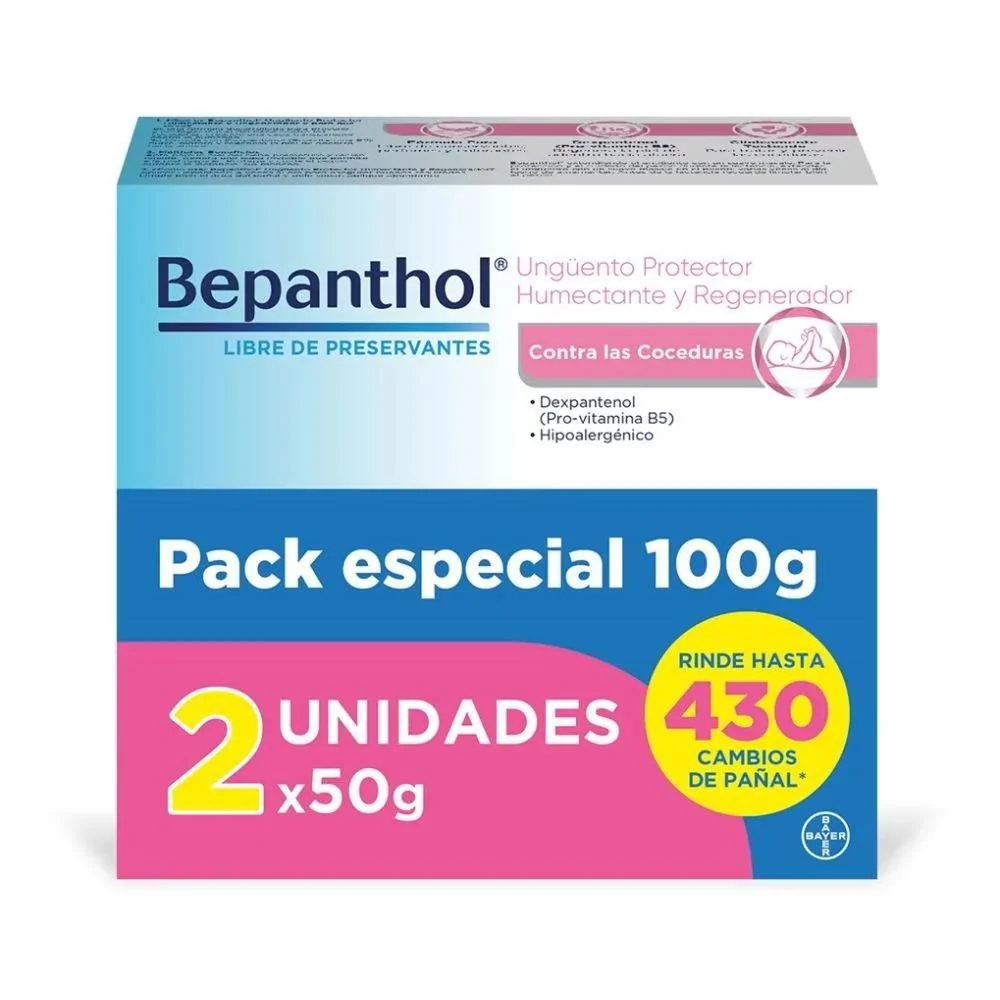 BEPANTHOL UNGUENTO 50g  PACK X 2 UNIDADES 