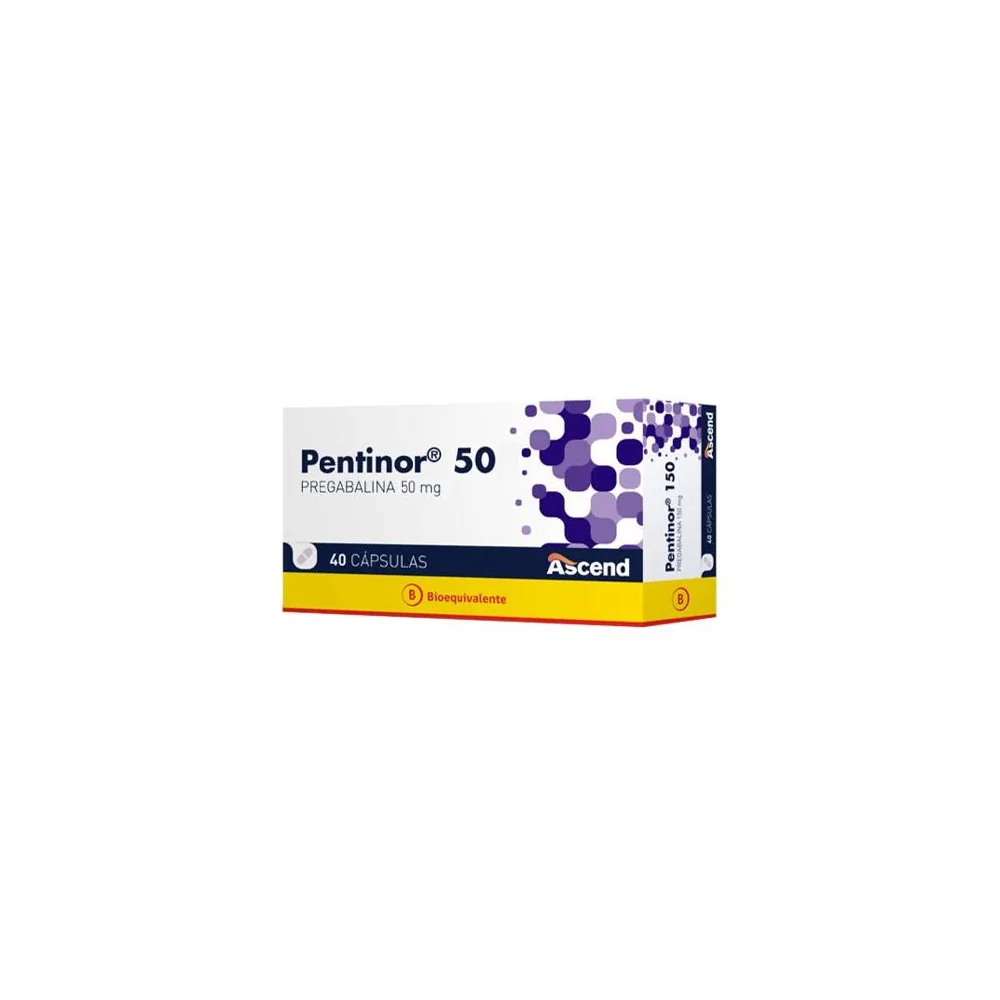PENTINOR 50MG X40CAP