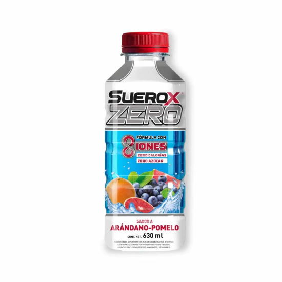 Suerox Zero Arándano-Pomelo 630 ml.