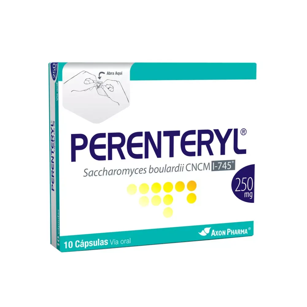 Perenteryl 250 mg x 10 cápsulas. (Cenabast)