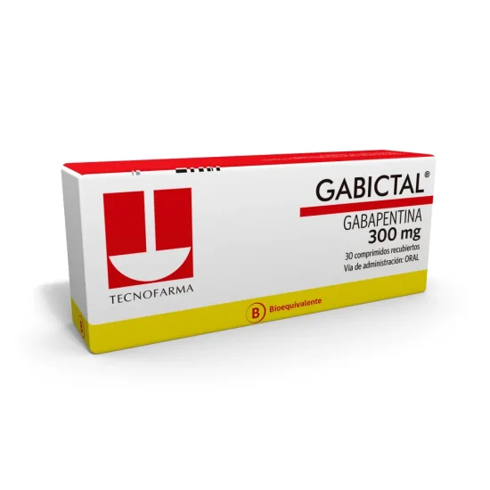 Gabictal 300 mg x 30 comprimidos recubiertos.