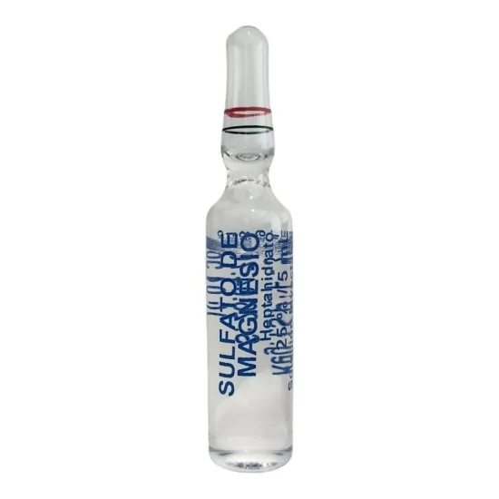 Sulfato de magnesio 25% solución inyectable x 5 ml. (Biosano)