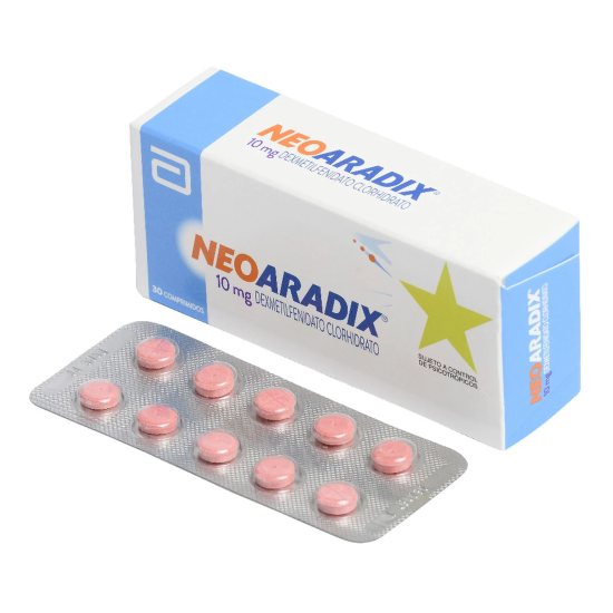 Neoaradix 10 mg x 30 comprimidos.