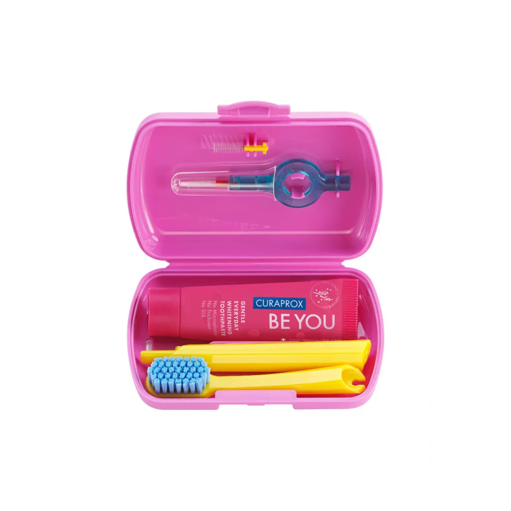 Curaprox Set de Viaje Be You Pink
