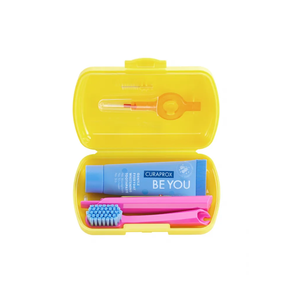 Curaprox Set de Viaje Be You Yellow