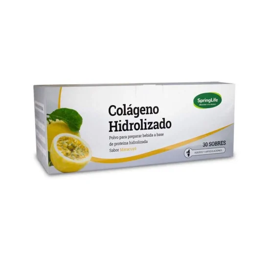 Colageno Hidrolizado Sabor Maracuya 12g x30 sobres (SpringLife)