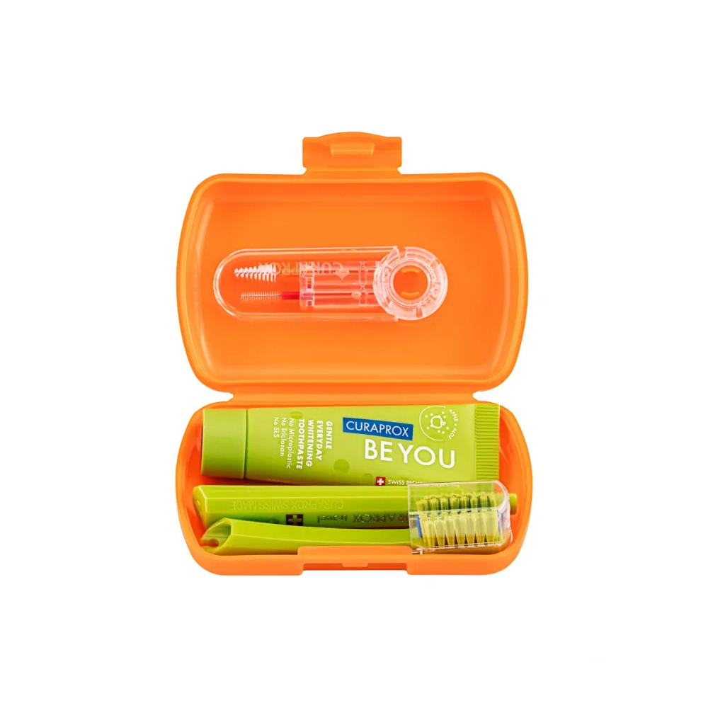 Curaprox Set de Viaje Be You Ortho Orange