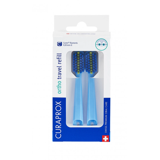 Curaprox Repuesto Cabezal 5460 Ortho Pink para Set de Viaje Be You Ortho - Farmacia AraucoMed