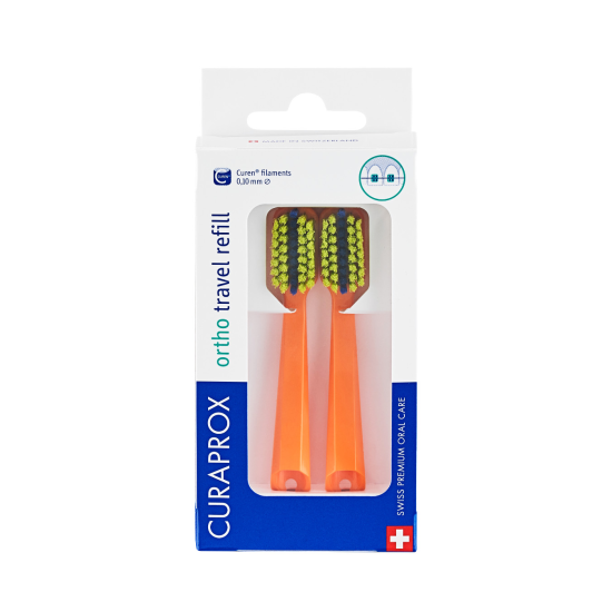 Curaprox Repuesto Cabezal 5460 Ortho Pink para Set de Viaje Be You Ortho - Farmacia AraucoMed