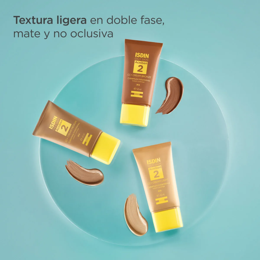 Acniben 2 Oily Skin CC+ Cream Medium SPF30 40 ml.