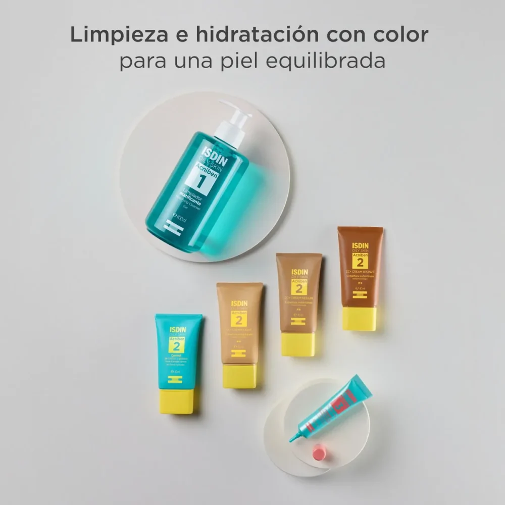 Acniben 2 Oily Skin CC+ Cream Light SPF30 40 ml.
