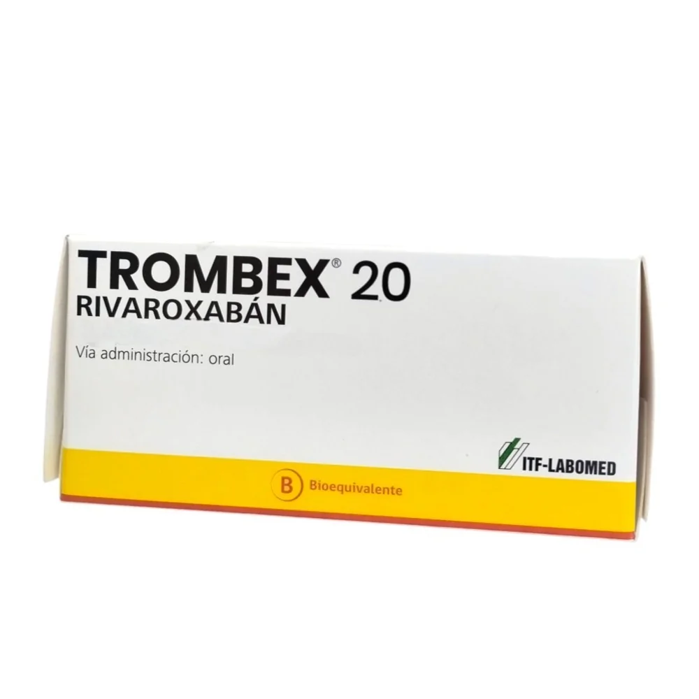 Trombex 20 mg x 1 comprimidos recubierto.