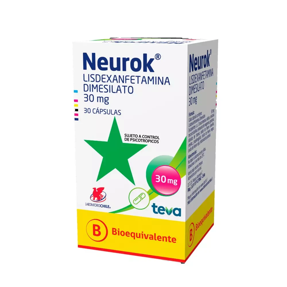 Neurok 30 mg x 30 cápsulas.
