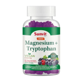 Magnesium + Tryptophan x 60 gomitas sabor berries. (Sunvit)