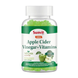 Apple Cider Vinegar + Vitamins x 60 gomitas sabor manzana verde.