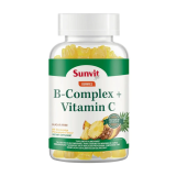 B-complex + Vitamin C x 60 gomitas sabor piña. (Sunvit)