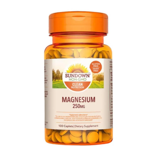 Magnesium 250 mg x 100 comprimidos. (Sundown)