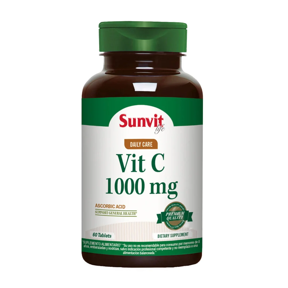 Vitamina C 1000 mg x 60 comprimidos (Sunvit)
