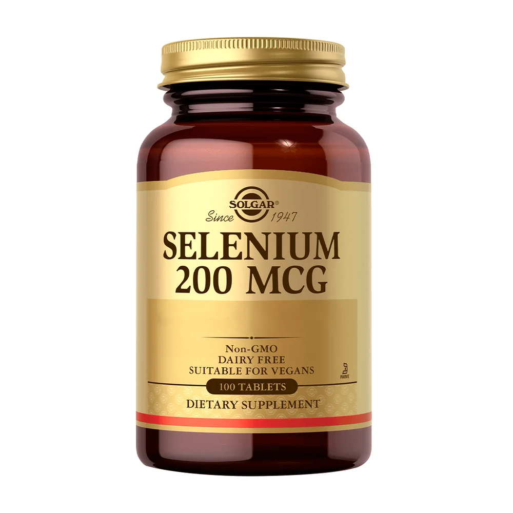Selenio 200 mcg x 100 comprimidos. (Solgar)