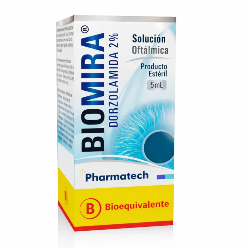 Biomira Dorzolamida 2% Solución Oftálmica 5 ml.