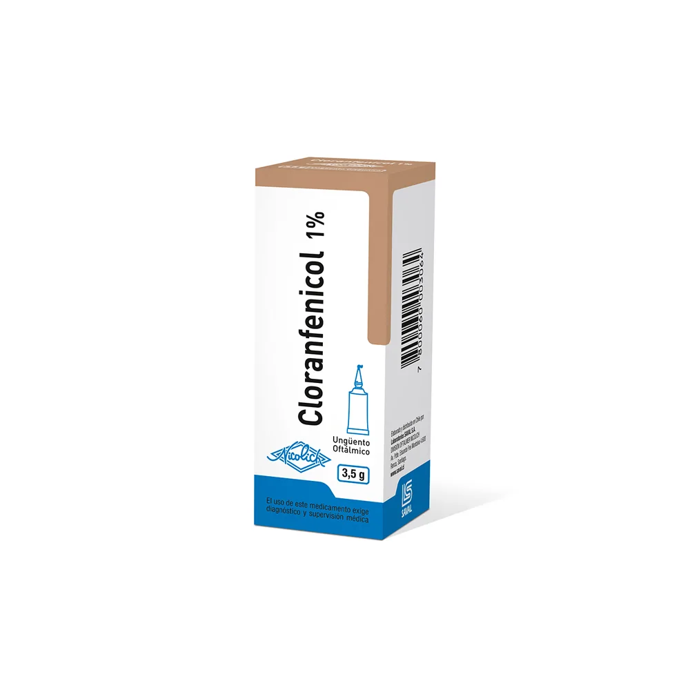 Cloranfenicol 1% ungüento oftalmico 3,5 gramos (Saval)