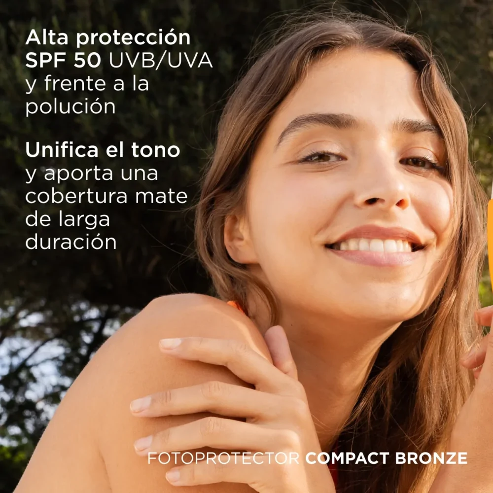 Fotoprotector Compacto bronce spf50+ 10g