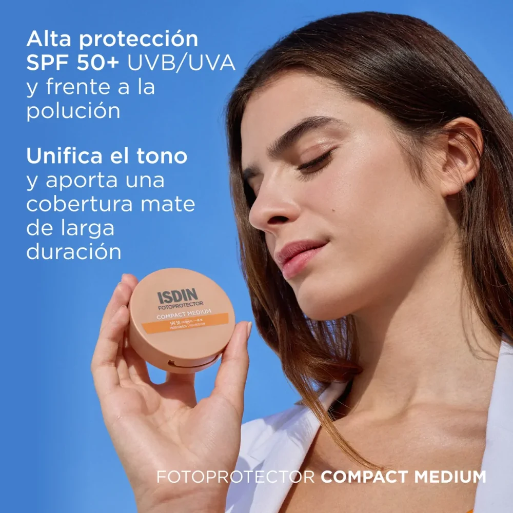 Isdin fotoprotector Compact color medium SPF 50 10 g.