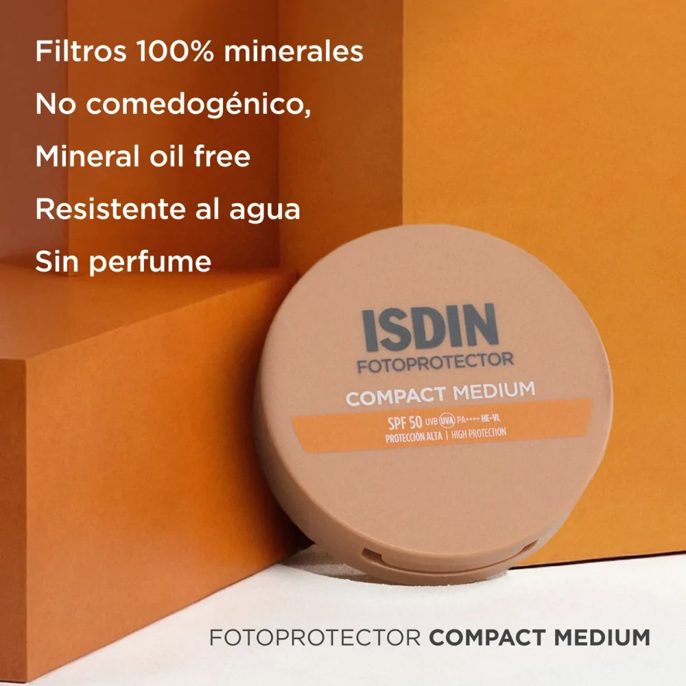 Isdin fotoprotector Compact color medium SPF 50 10 g.