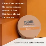 Isdin fotoprotector Compact color medium SPF 50 10 g.