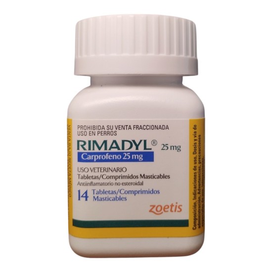 Rimadyl 25 mg x 14 comprimidos.