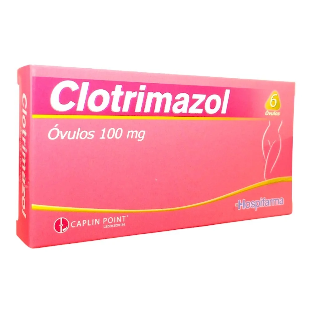 Clotrimazol 100 mg x 6 óvulos (Caplin Point)