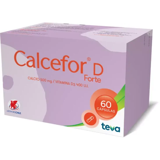 Calcio Vitamina D 500/400 x 60 comprimidos. CuraeSpring (Cenabast) - Farmacia AraucoMed