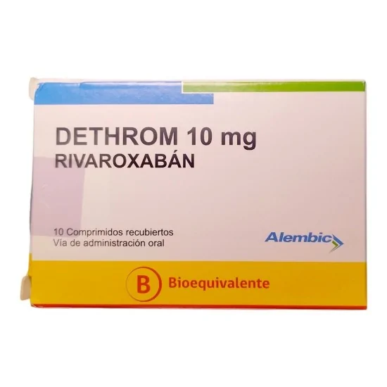 Dethrom 10 mg x 10 comprimidos.