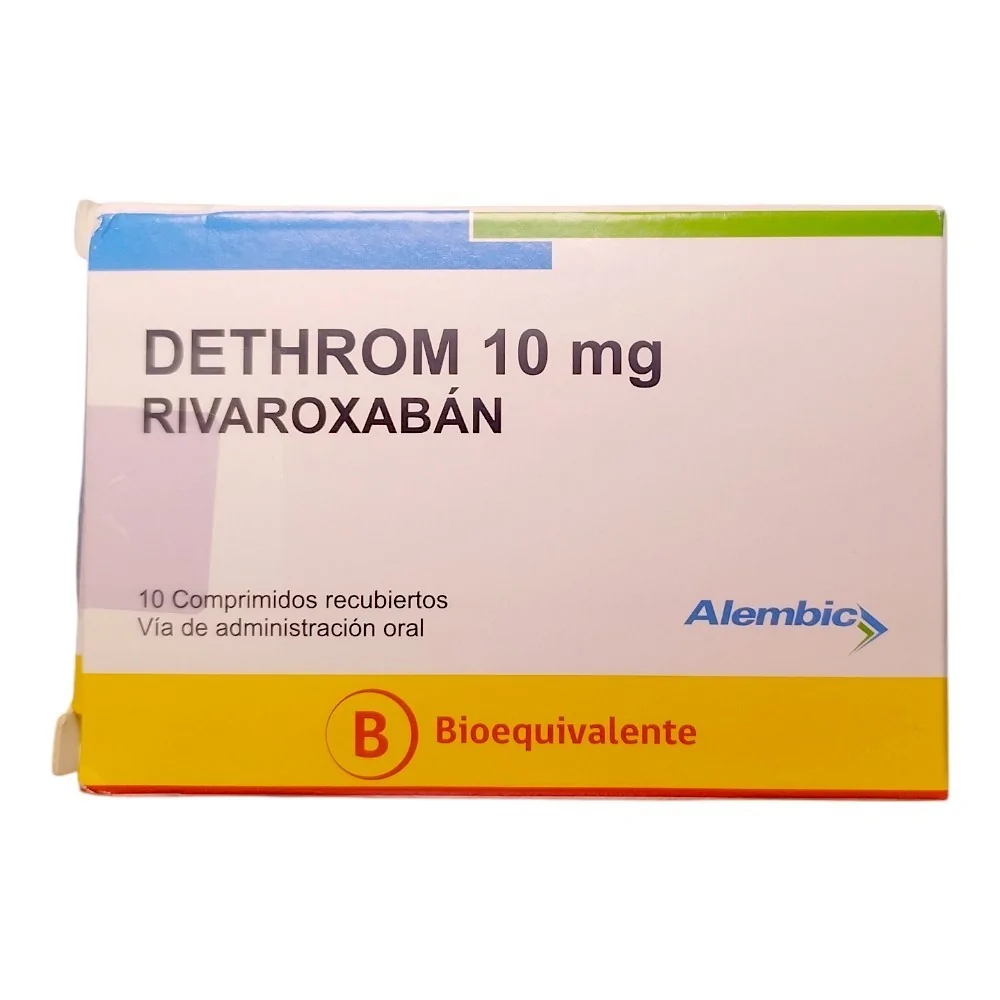 Dethrom 10 mg x 10 comprimidos.