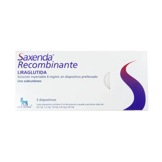 Saxenda 6mg/ml flextouch 3 plumas x 3 ml. (Vence 30-12-2026)