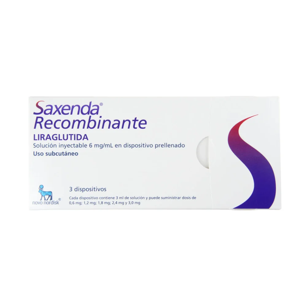Saxenda 6mg/ml flextouch 3 plumas x 3 ml. (Vence 30-12-2026)
