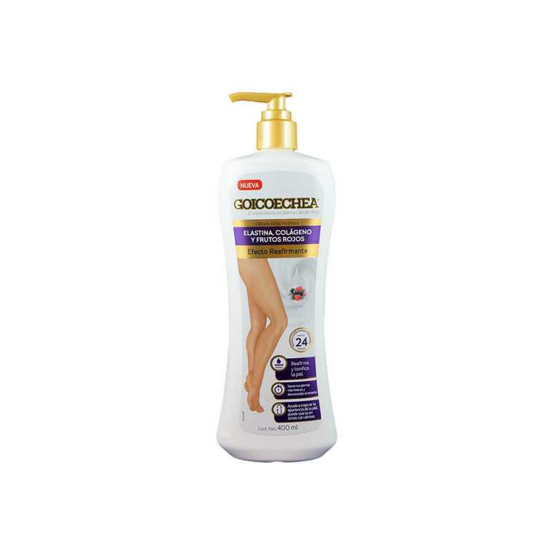 Goicoechea Crema piernas elastina colágeno frutos rojos 400ml