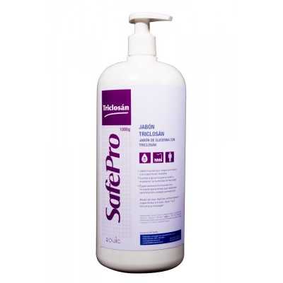 Jabon con triclosan safepro x1lt