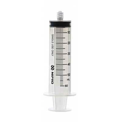 Jeringa 50ml Luer Lock Sin Aguja (Nipro)