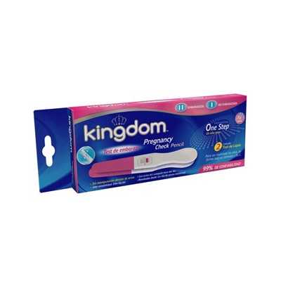 Kingdom Test Embarazo Cassette X 2 Unidades
