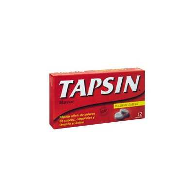 Tapsin Rojo Dolor de Cabeza x12com.